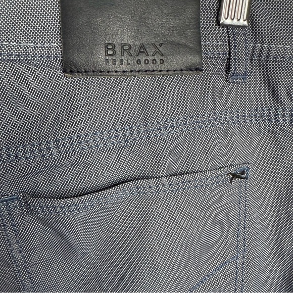 Brax Feel Good | Blue Cooper Fancy Regular Fit Pants | Sz 36 - Picture 5 of 9